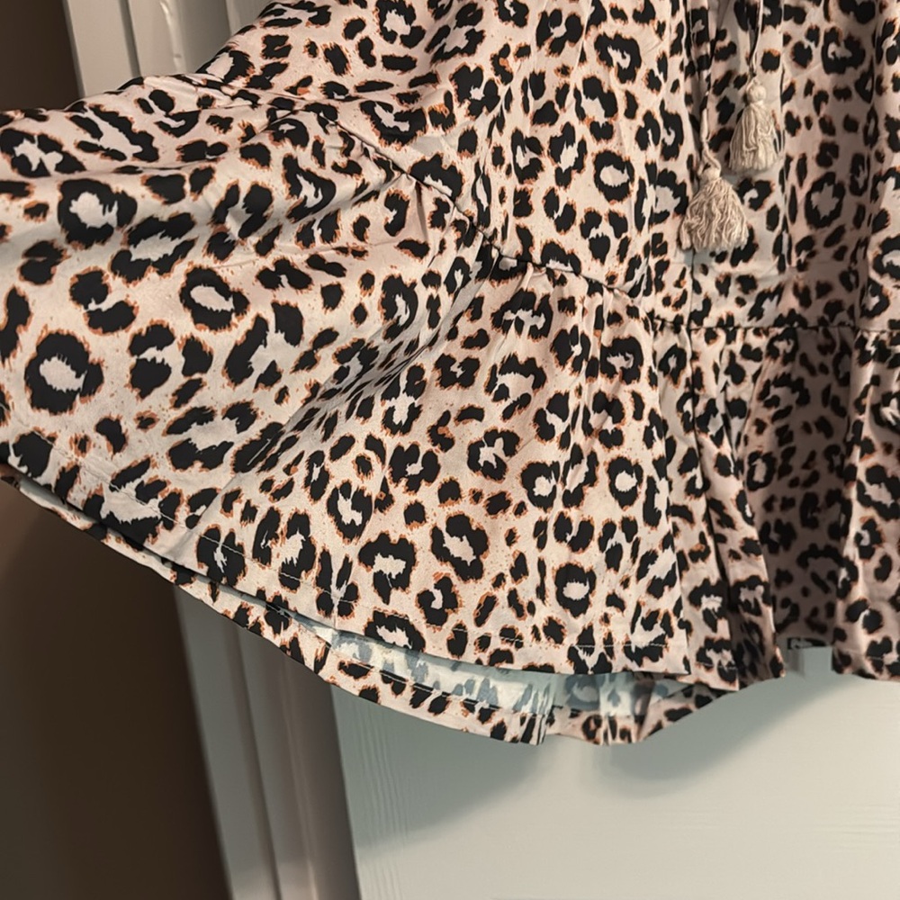 Leopard print One Piece Short Set - Picture 3 of 3